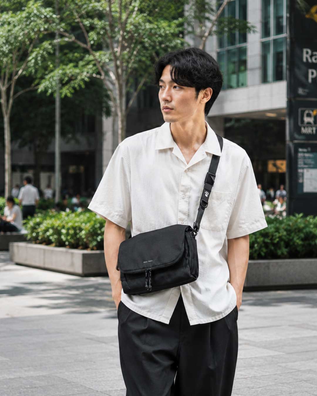 INTER DEPEND Node One | Minimalist Sling Bag - Designed in Japan (sg)